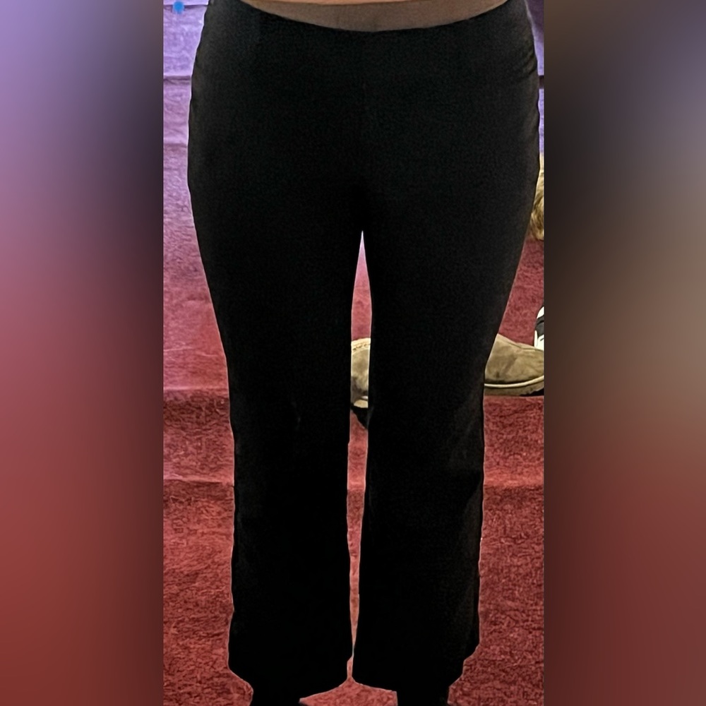 Straighten leg black pants